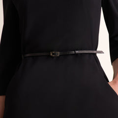 Etsuko Dress - Recycled WonderTex :: Black