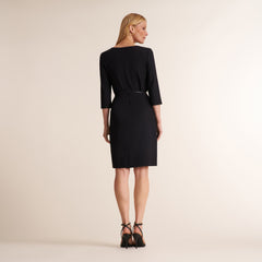 Etsuko Dress - Recycled WonderTex :: Black
