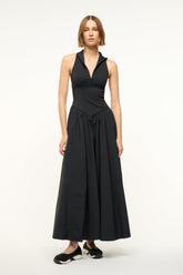 Crevasse Maxi Dress | Black