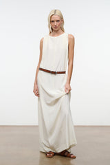 Dalia Silk Dress | Ivory