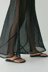 Grace Sheer Maxi Dress Black