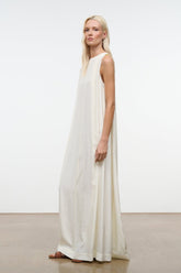 Dalia Silk Dress | Ivory
