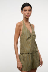 Corso Linen Top | Porto Stripe