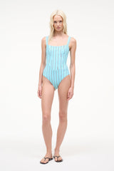 Adelaide One Piece | Pool Stripe