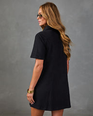 Dariah Denim Mini Shirt Dress