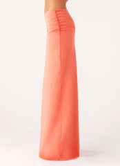 Elisabetta Maxi Skirt - Coral