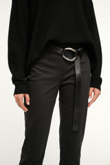 30Mm Wrap Belt | Black Silver