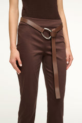 30Mm Wrap Belt | Mahogany Silver