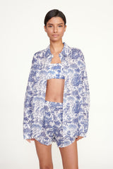 Boyana Short | Blue Toile