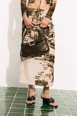 Brooklyn Shoulder Bag | Espresso Distressed