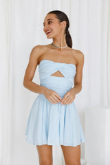 Lets Get It Poppin Dress Blue
