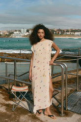 Solaire Sheer Maxi Dress Pia
