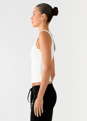 Miliani Eyelet Top - White