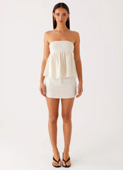 Cassie Tube Top - Oat