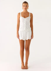 Addictive Mini Skort - White