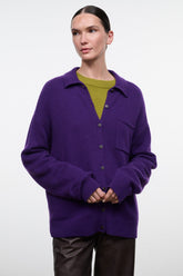 Cameron Cashmere Cardigan | Cosmos