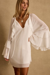Alice White Chiffon Mini Dress
