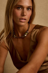Ariana Beaded Stacked Necklace