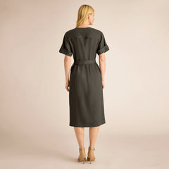 Artemis Safari Dress - Everyday Twill :: Anchor