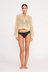 Cropped Hampton Sweater | Natural