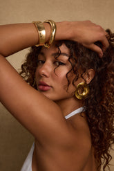 Elisa Gold Bangle Set