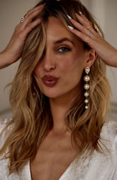 Evangelina Pearl Statement Earrings