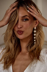 Evangelina Pearl Statement Earrings