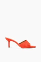Bea Mule | Tangelo Suede