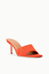 Bea Mule | Tangelo Suede