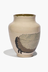 Ceramic Sheep Vase | Round