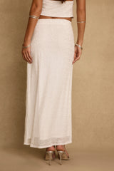 Ibiza White Maxi Skirt