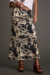 Kacey Cowhide Maxi Skirt