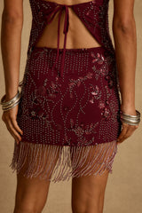 Luna Cove Mulberry Mini Skirt