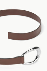 30Mm Wrap Belt | Mahogany Silver