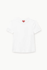 Crew Neck T Shirt | White