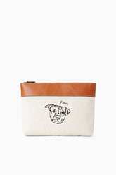 Custom Staud X C.Bonz Duckie Zip Pouch | Cream Tan