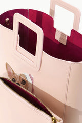 Custom Shirley Leather Bag | Blush