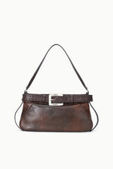 Brooklyn Shoulder Bag | Espresso Distressed
