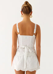 Addictive Mini Skort - White