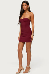 Sirena Strapless Cupped Mini Dress