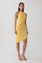 Yuna Draped Hardware Midi Dress - Mango