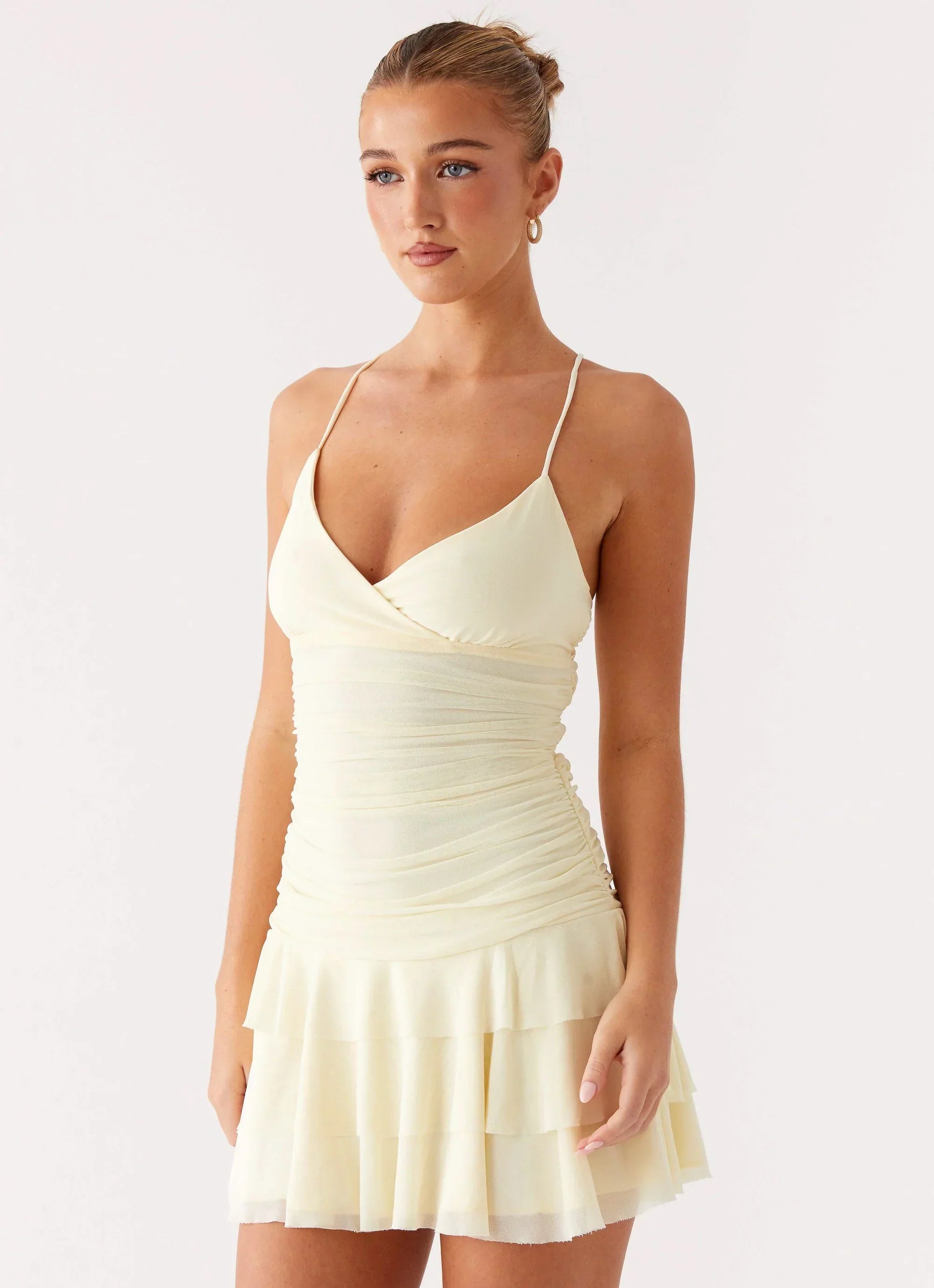 Emily Mini Dress - Yellow