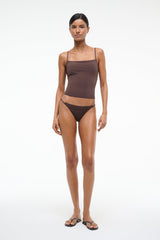 Cleo Tankini Top | Dark Chocolate