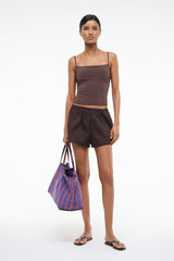 Cleo Tankini Top | Dark Chocolate