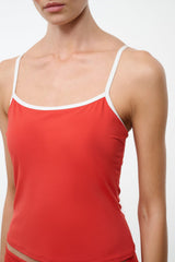 Cleo Tankini Top | Tomato