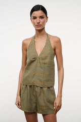 Corso Linen Top | Porto Stripe
