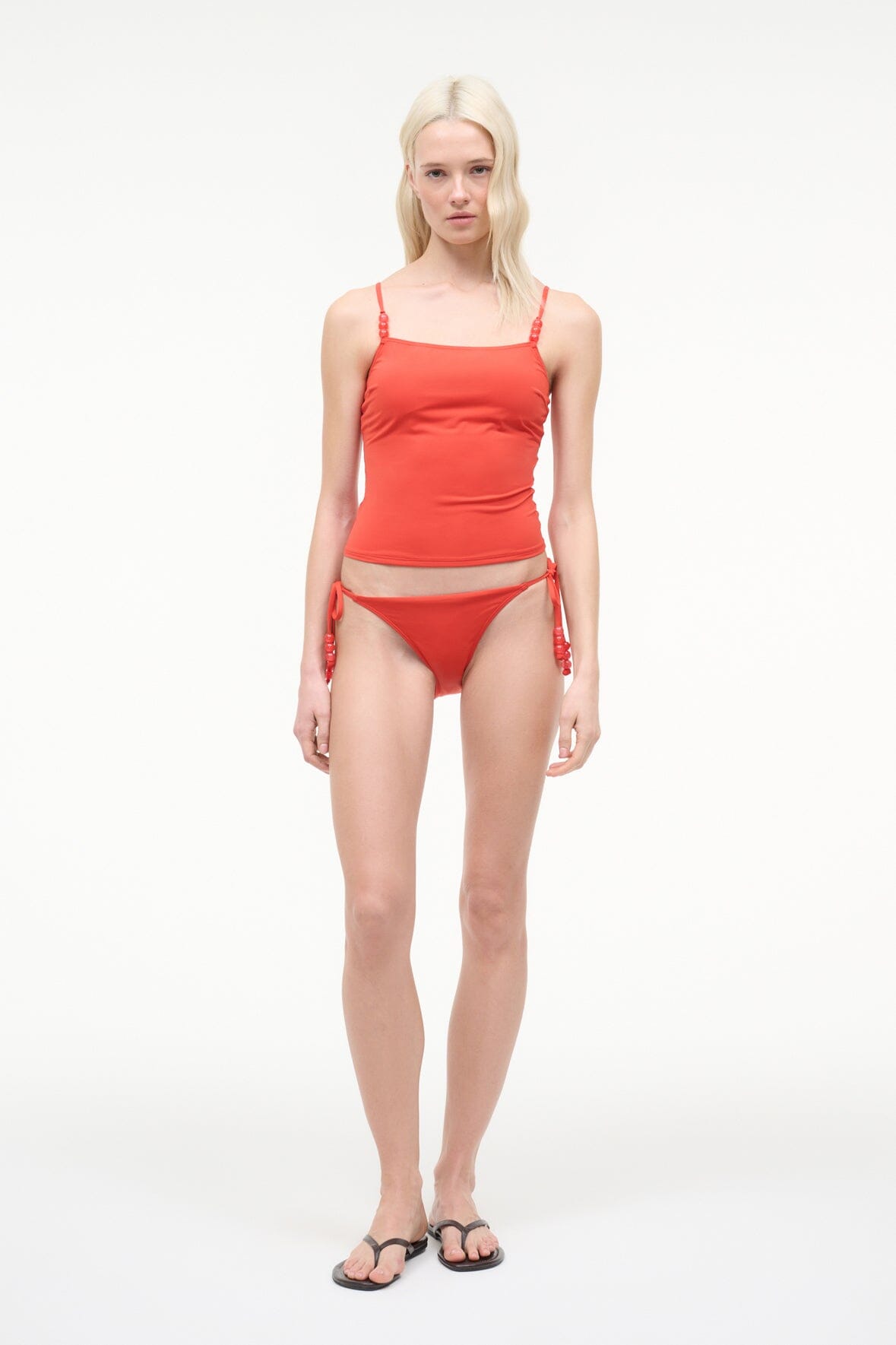 Cleo Tankini Top | Flame