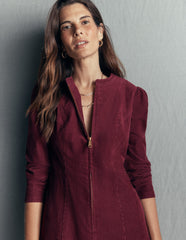 Una Cord Midi Dress-Purple Potion