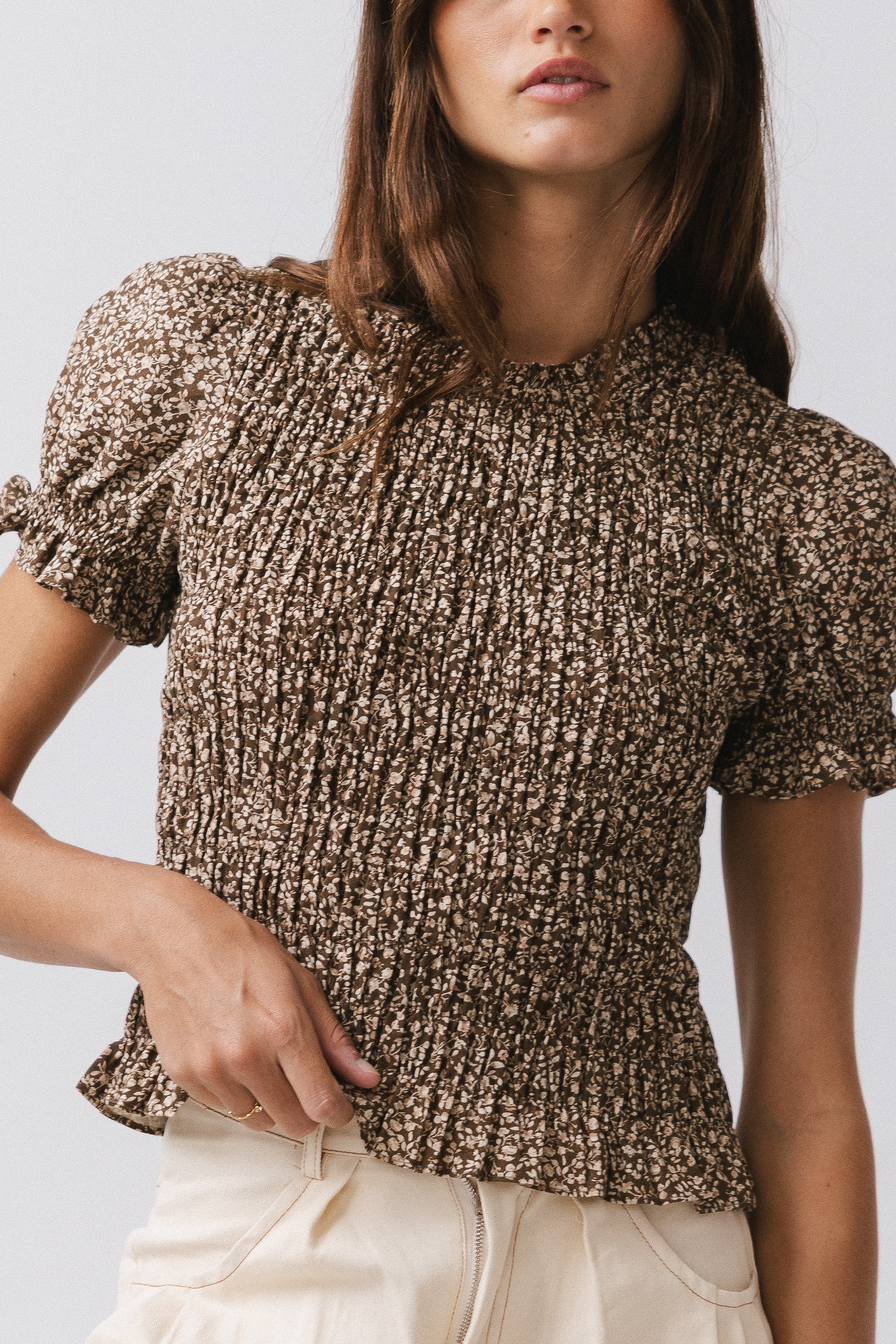 Maura Smocked Blouse