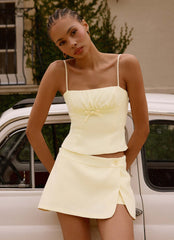Gowon Top - Butter Yellow